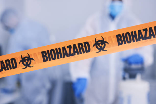 Professional Biohazard Cleanup technician working in New River, AZ
